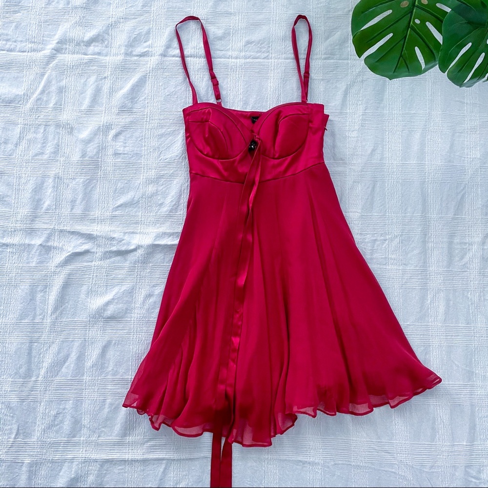 Silk mini dress